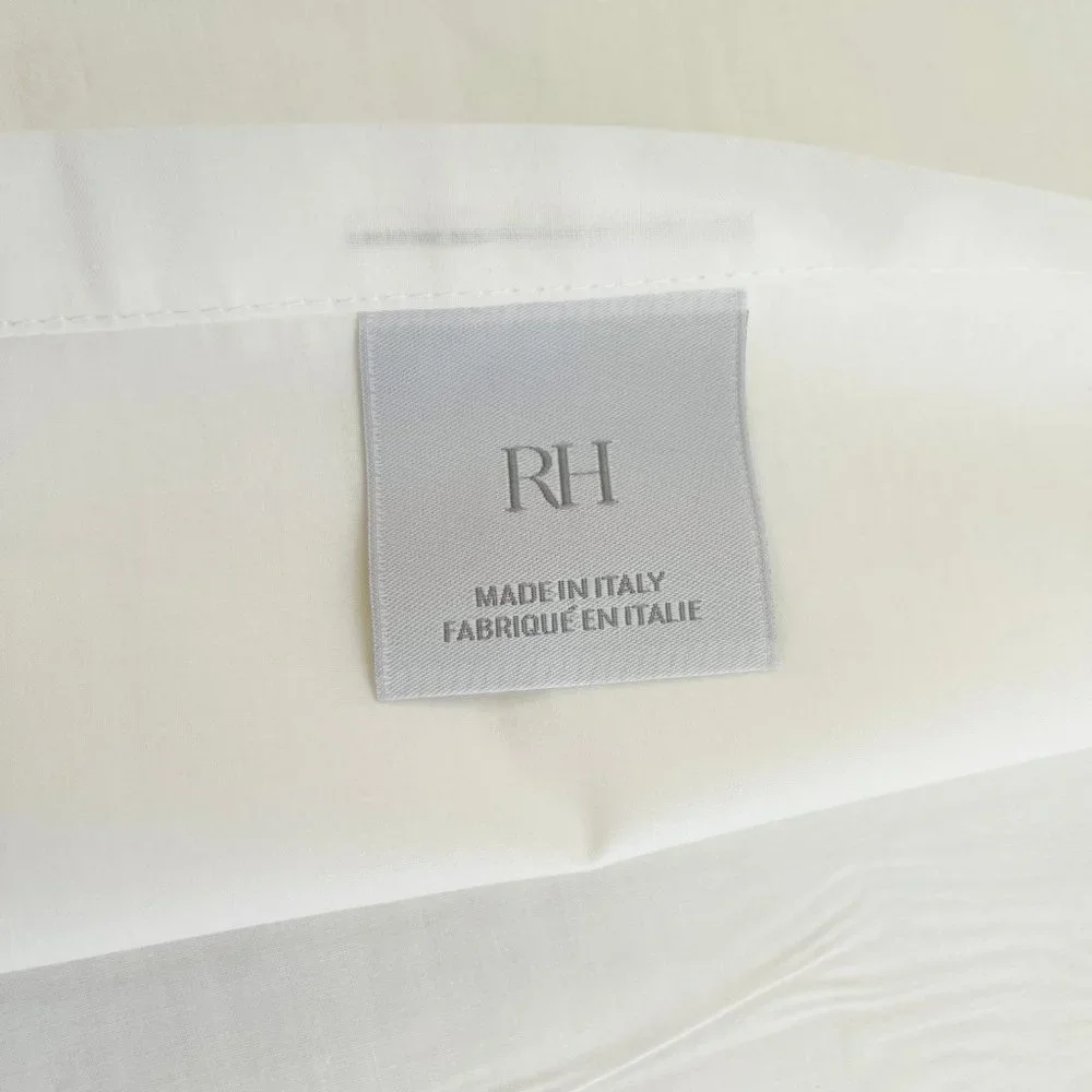 RH Restoration Hardware ITALIAN 1x Bold Border King Sham 24x38